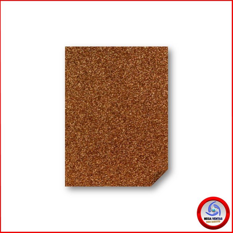 FOAMI PLIEGO 65 X 90 ESCARCHADO COBRE (GEVA008)