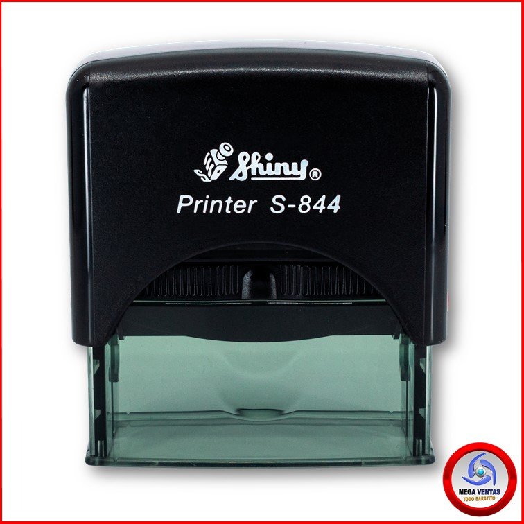 SELLO SHINY S-844 22x58mm. NEGRO ALMOHADILLA AZUL- T1