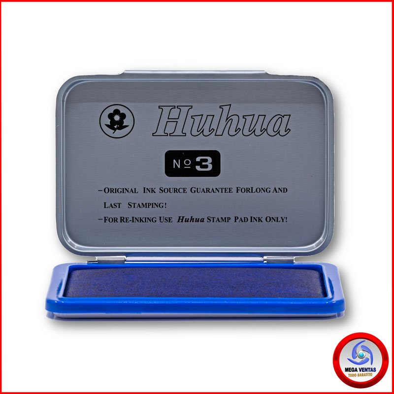 ALMOHADILLA HUHUA 181 (72 mm. X 106mm.) - ENTINTADA AZUL A (3)