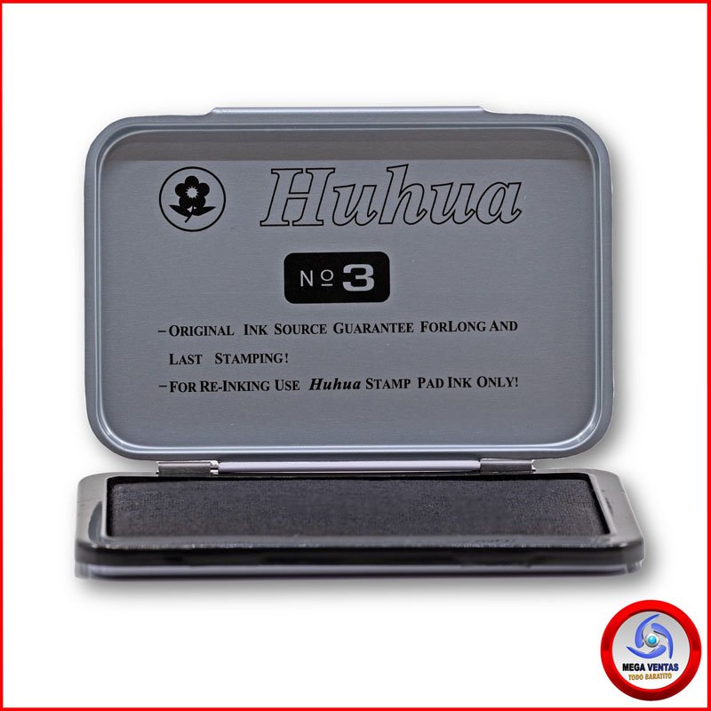 ALMOHADILLA HUHUA 181 (72 mm. X 106mm.) - ENTINTADA NEGRA A (3)