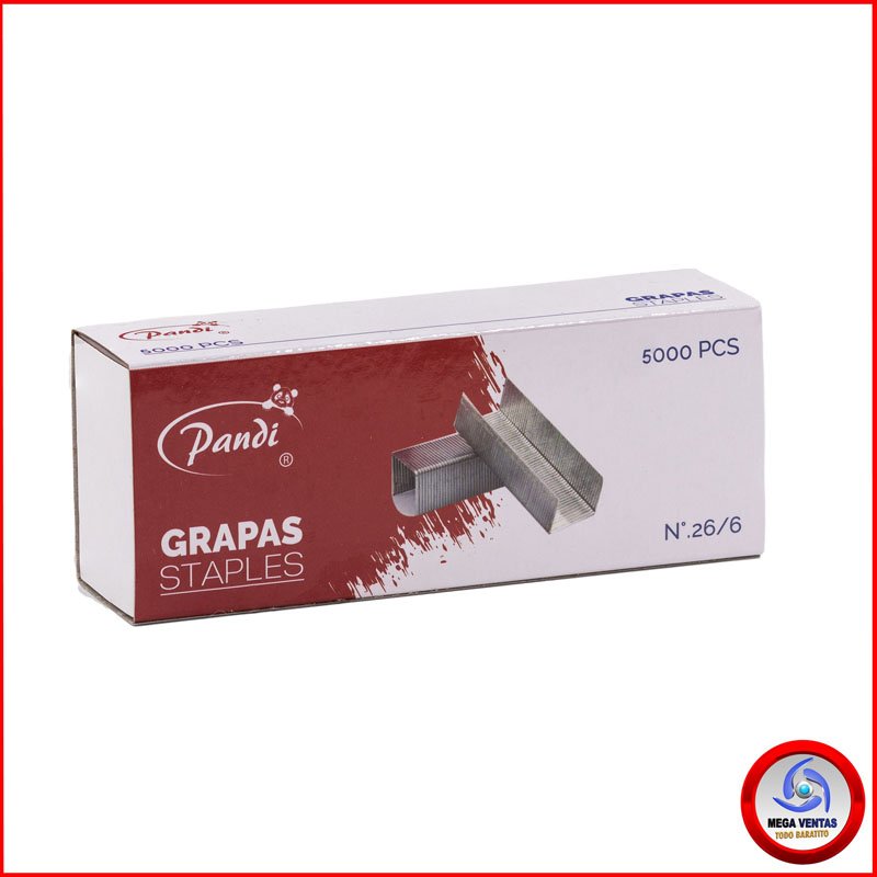 GRAPAS PANDI YLS003 26-6 5000 U. (30 HOJAS) A (5)