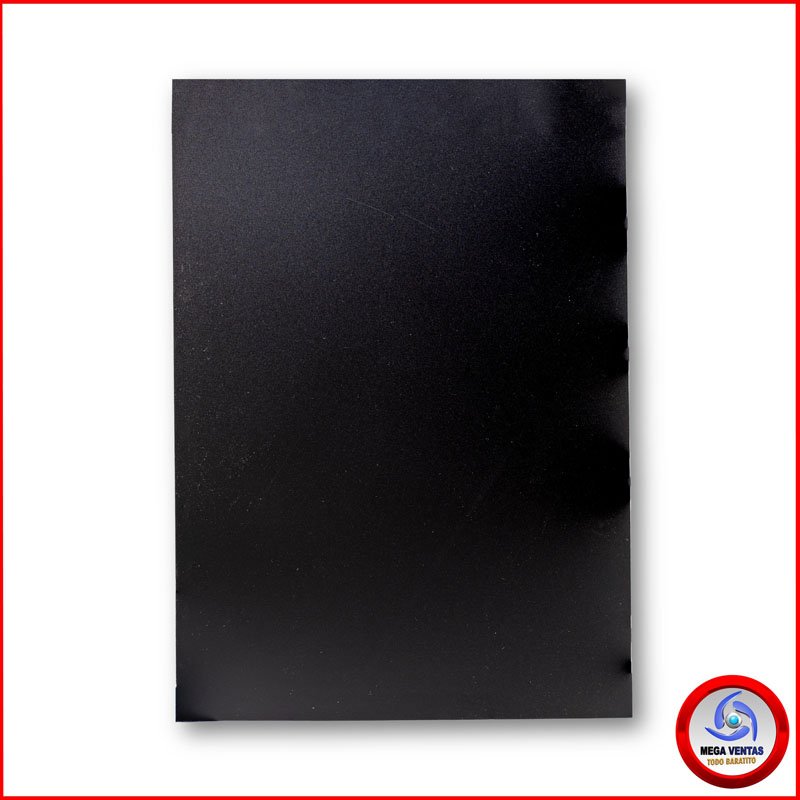 PASTA PLASTICA PARA ANILLADOS NEGRO OPACO 0.35mm. PANDI 320S B (2)