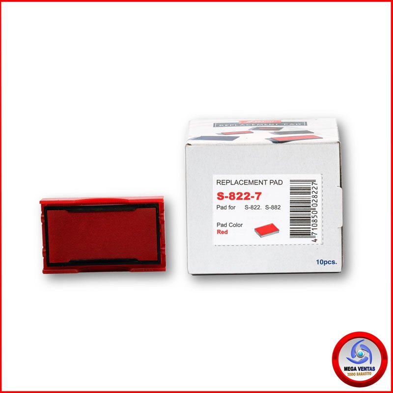 ALMOHADILLA SHINY P-SELLO S-822-7 ROJA B (2)