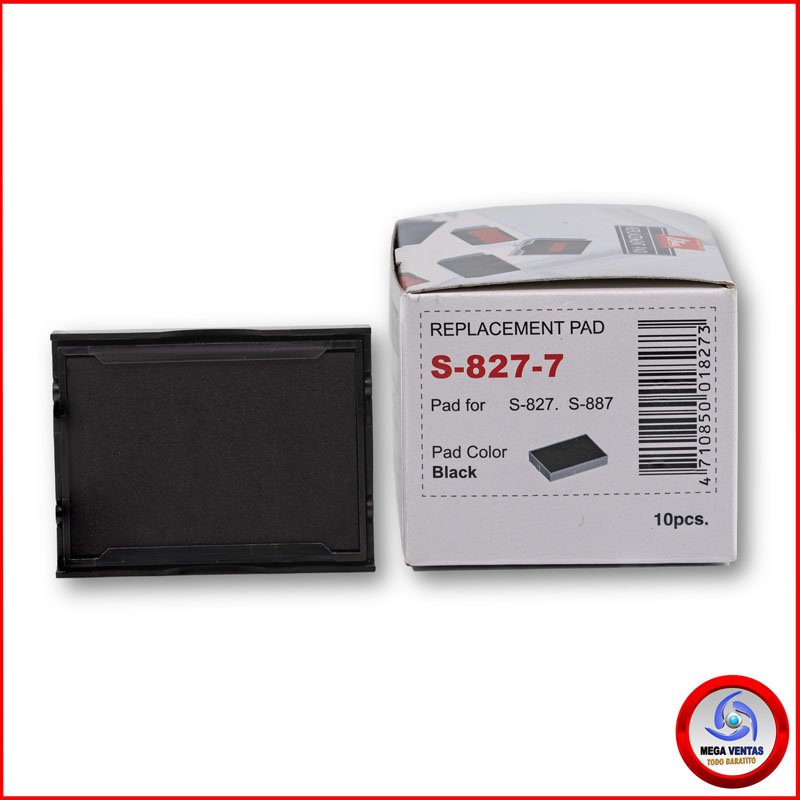 ALMOHADILLA SHINY P-SELLO S-827-7 NEGRA B (2)