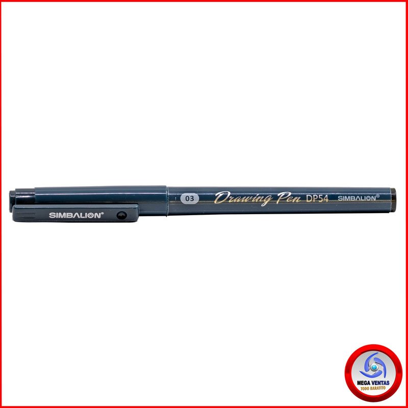 MARCADOR LION 54 0.3 NEGRO B (4)