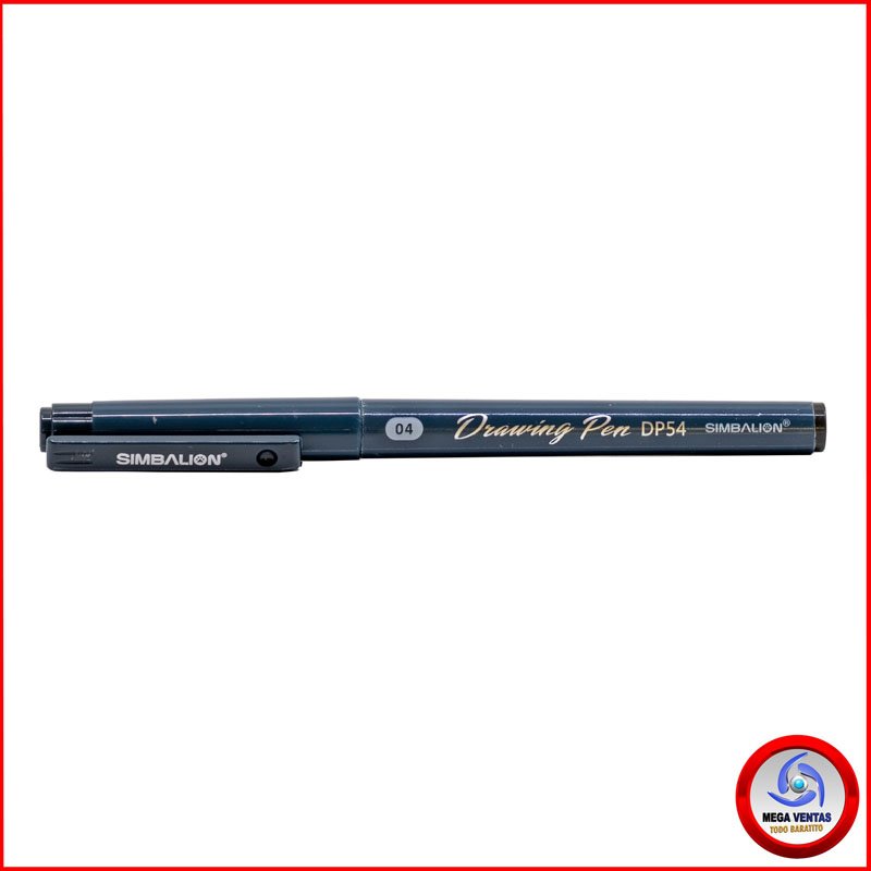 MARCADOR LION 54 0.4 NEGRO B (4)