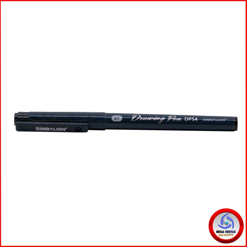 MARCADOR LION 54 0.7 NEGRO B (4)