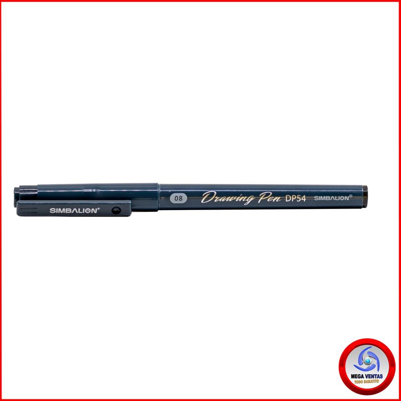MARCADOR LION 54 0.8 NEGRO B (4)