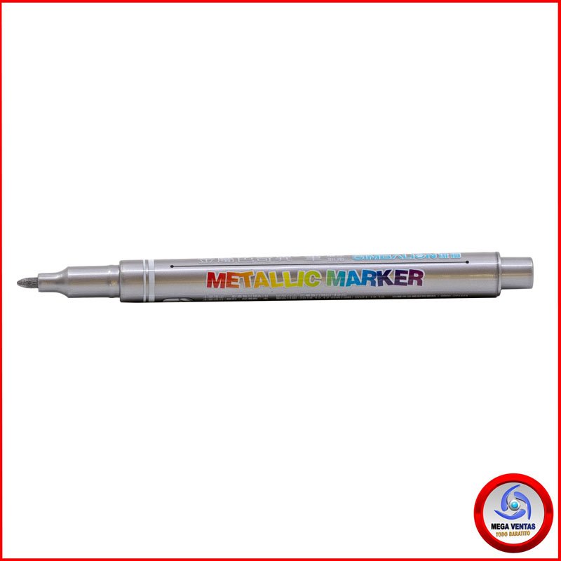 MARCADOR LION MM-610 METALICO PLATEADO B (3)