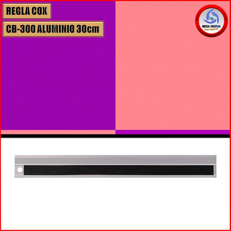REGLA COX CB-300 ALUMINIO 30cm B (9)