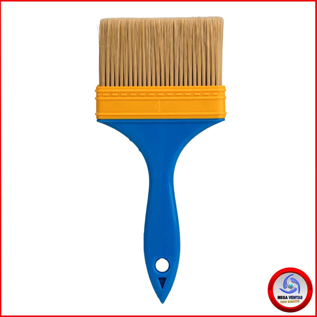 BROCHA SINTETICA MANGO PLASTICO 4 PULGADAS
