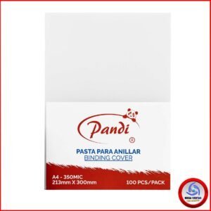 PASTA PLASTICA PARA ANILLADOS PANDI A4 0.35mm LINEAS TRANSPARENTE n (3)